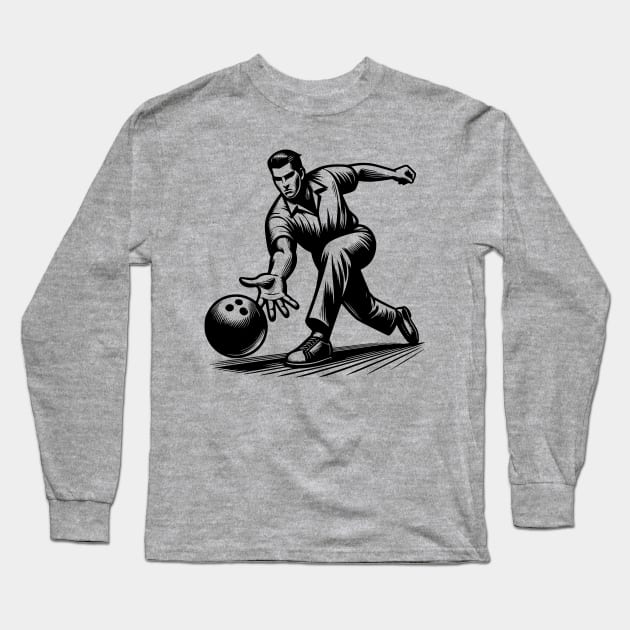 The Bowler Long Sleeve T-Shirt by JSnipe